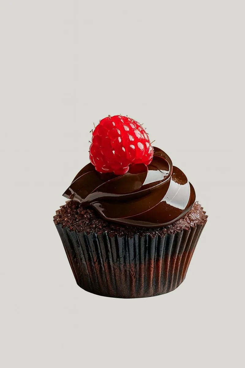 Cupcake chocolat framboise fait maison, livré à Bobigny