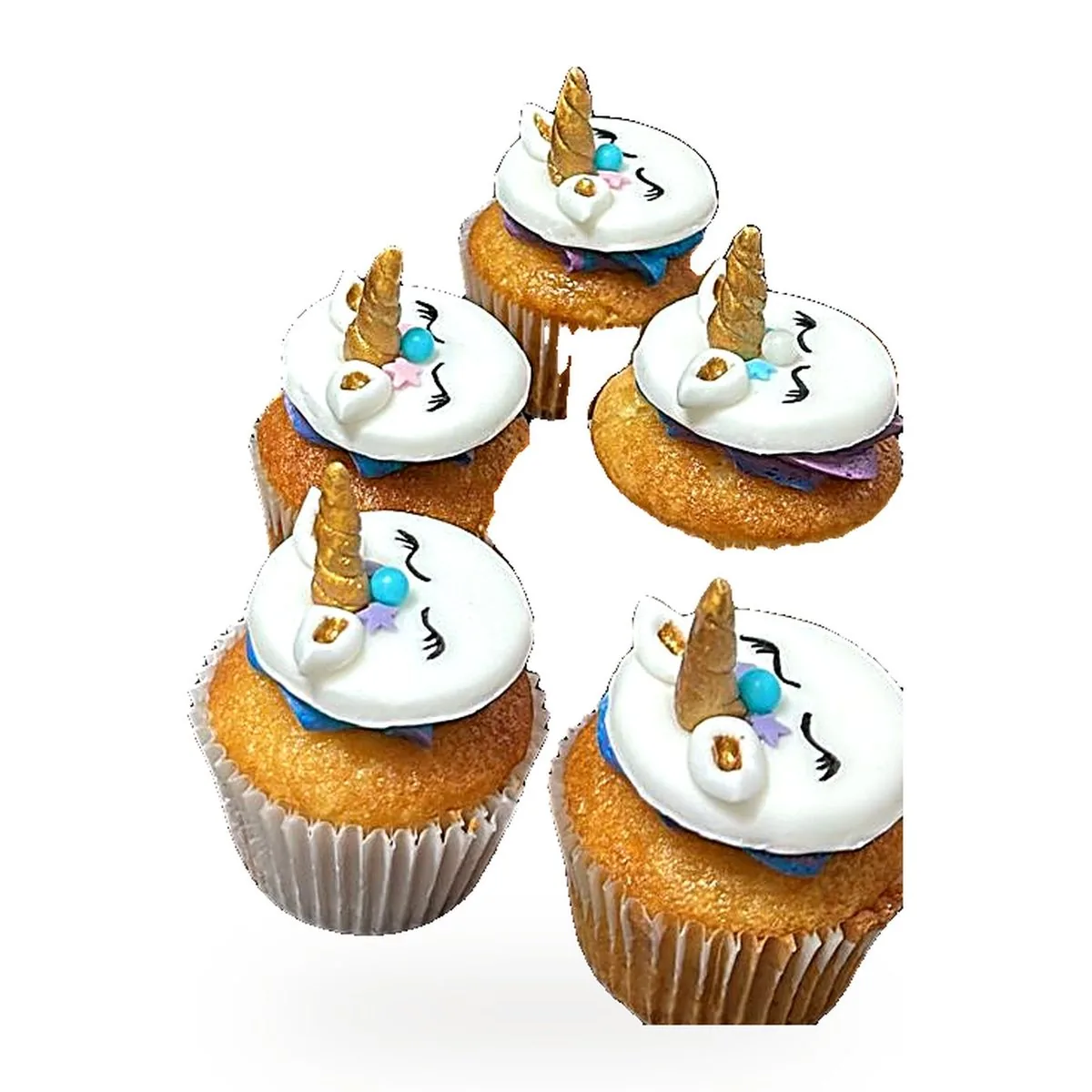 Cupcakes licorne pour anniversaire enfant, pâtisserie artisanale Le Blanc-Mesnil
