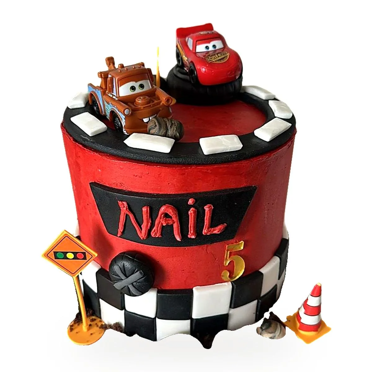 Gâteau à thème Cars (voitures) pour anniversaire enfant, cake design Le Blanc-Mesnil