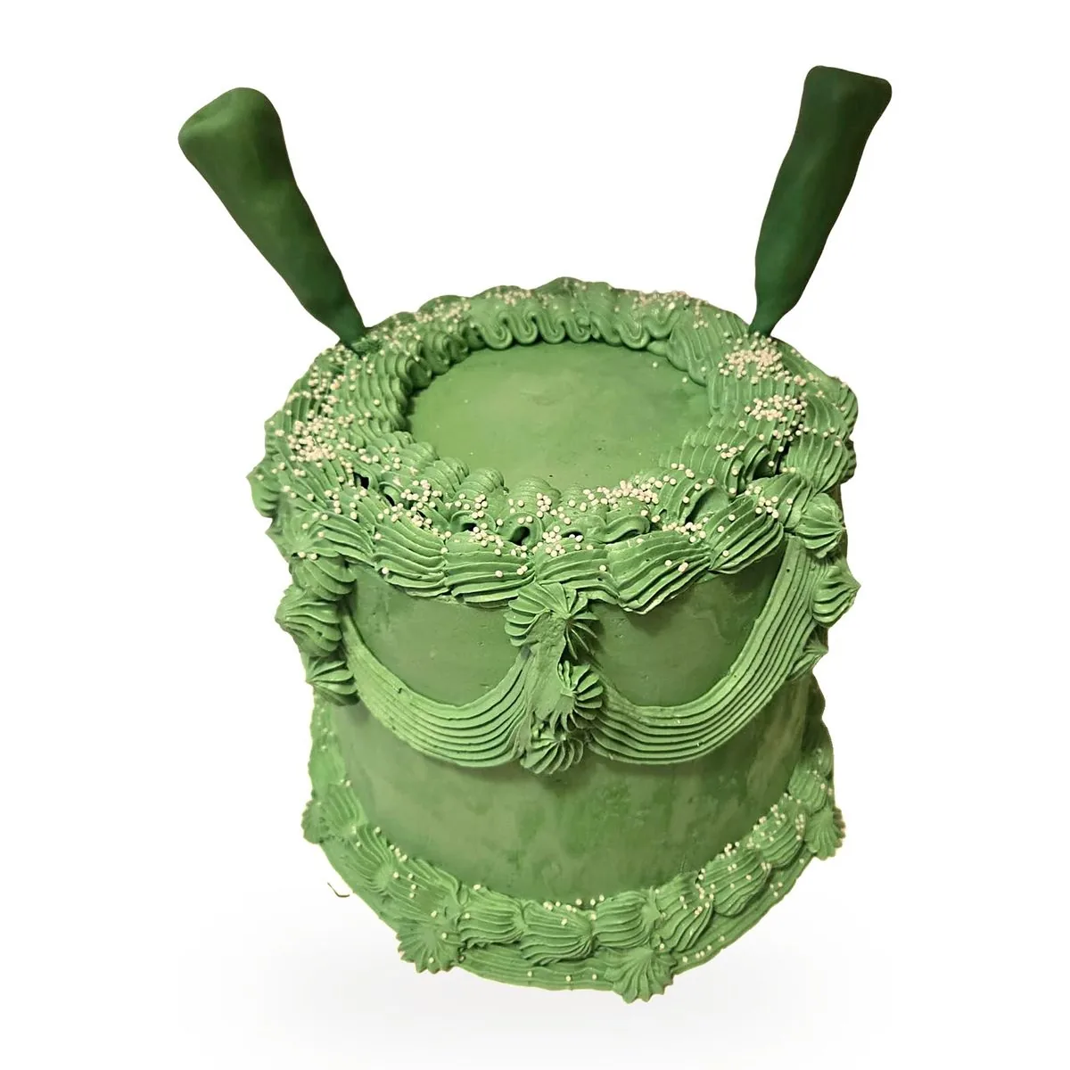 Gâteau Shrek vintage vert, gâteau d'anniversaire original livré à Livry-Gargan